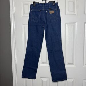 Wrangler Retro Slim Boot Jeans Mens 30x32 Blue Medium Wash Denim